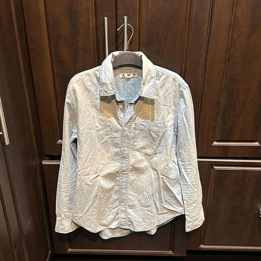 AMO size M denim shirt